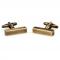 Antique Brass Beam Wedge Cufflinks Cuff Links 2.jpg